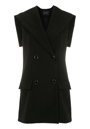 Olympiah sleeveless double-breasted jacket - Black
