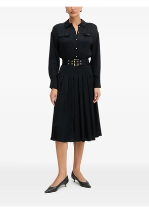 MARCIANO by GUESS buttoned belted midi dress - Black