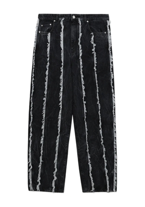 Séfr Cutline frayed jeans - Black