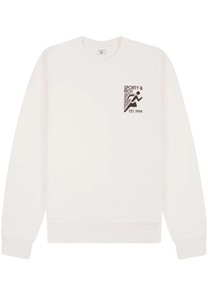 Sporty & Rich Olympic crew-neck sweatshirt - Neutrals