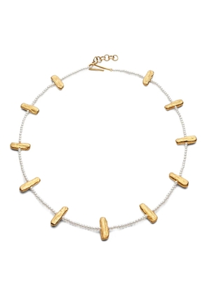 Joanna Laura Constantine gold-bar pearl necklace
