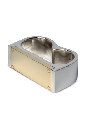 Parts of Four Plate Double ring - Silver