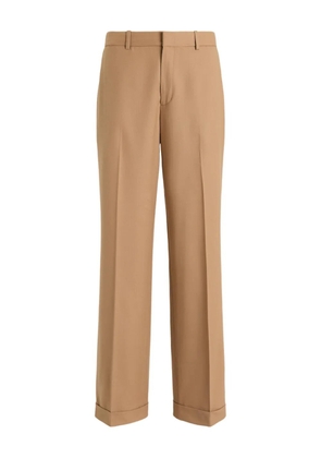 Polo Ralph Lauren pleated-front cuffed trousers - Brown