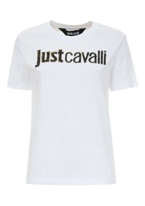 Just Cavalli logo-embellished T-shirt - White