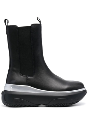 LIU JO June leather boots - Black