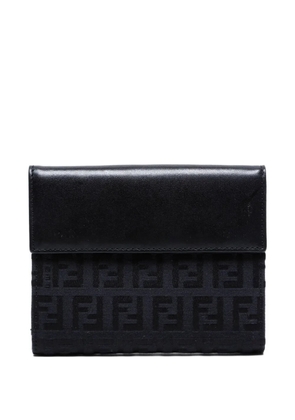 Fendi Pre-Owned 1990-2000s Zucchino FF wallet - Black