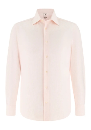 Boggi Milano striped collar shirt - Pink