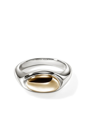 John Hardy 14kt yellow gold Pebble ring - Silver