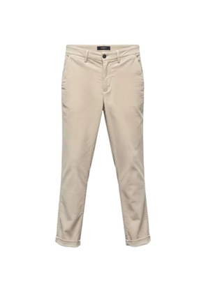 40 WEFT corduroy straight-leg trousers - Neutrals