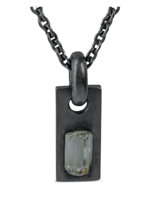 Parts of Four Plate beryl necklace - Black