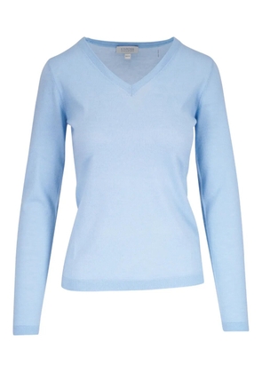 Kinross Cashmere V-neck jumper - Blue