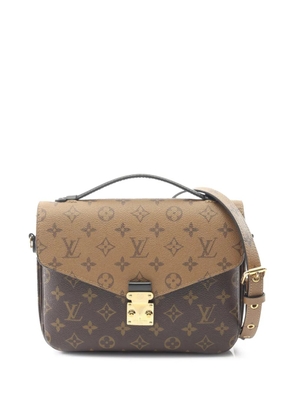 Louis Vuitton Pre-Owned 2021-2025 Monogram Reverse Pochette Metis satchel - Brown