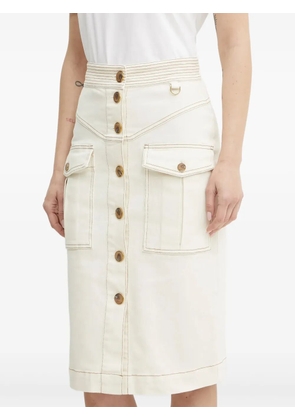 MARCIANO by GUESS Naomi pocket-detail midi skirt - Neutrals