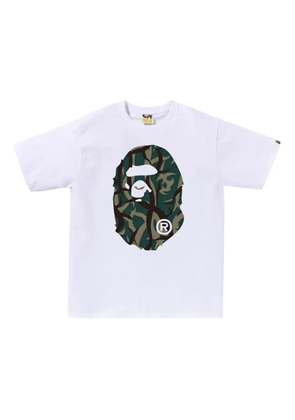 A BATHING APE® Camo Big Head T-shirt - White