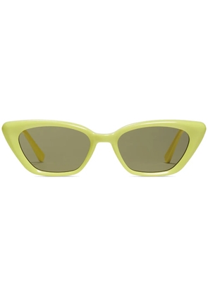 Gentle Monster Terra Cotta Y7 logo-plaque sunglasses - Yellow