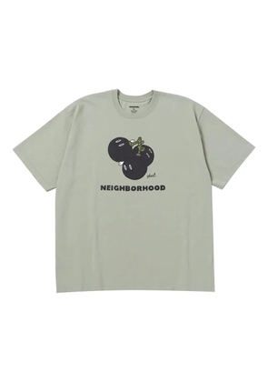 Neighborhood graphic-print cotton T-shirt - Green