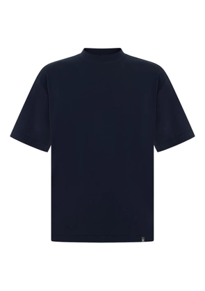 Boggi Milano detail appliqué T-shirt - Blue