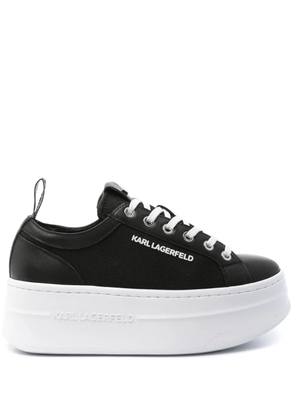 Karl Lagerfeld logo-appliqué sneakers - Black