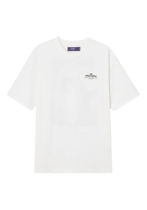 aftermaths fox-graphic short-sleeve T-shirt - White