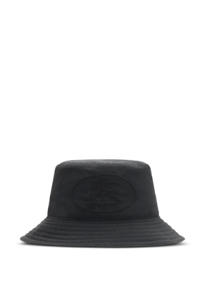 Burberry knight-detail reversible bucket hat - Black