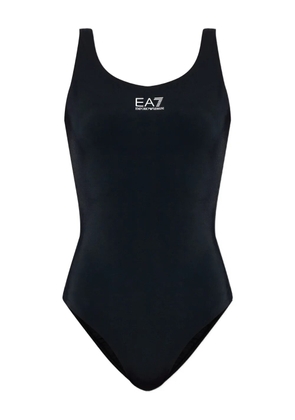 Ea7 Emporio Armani logo swimsuit - Black
