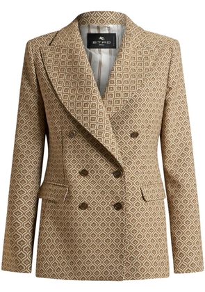 ETRO jacquard blazer - Neutrals