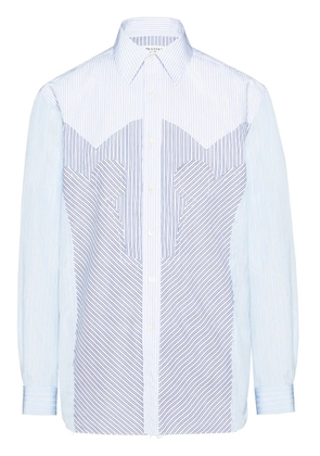 Maison Margiela Yoke striped shirt - Blue