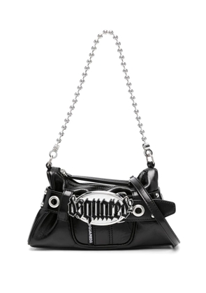 DSQUARED2 Gothic Belt leather clutch bag - Black