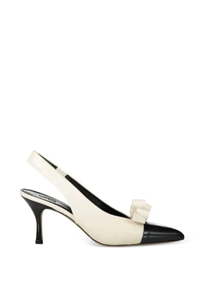 Chloé Alba bow pointed pumps - Neutrals