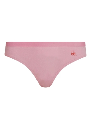 Karl Lagerfeld Ikon Brazilian briefs (pack of three) - Pink