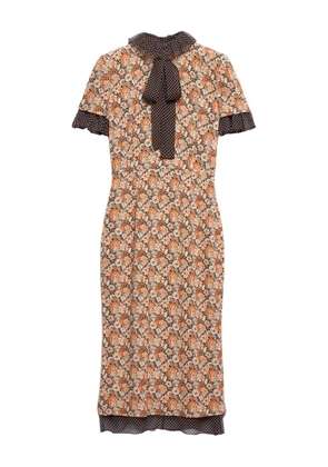 Prada Floral print dress - Orange