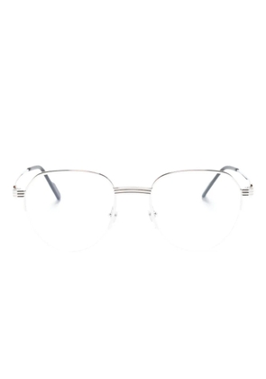 Cartier Eyewear round half-rim glasses - Silver