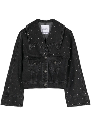 Hayley Menzies studded denim jacket - Black