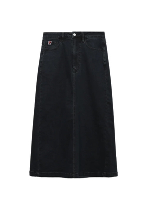 APEE™ by *A BATHING APE® denim maxi skirt - Grey