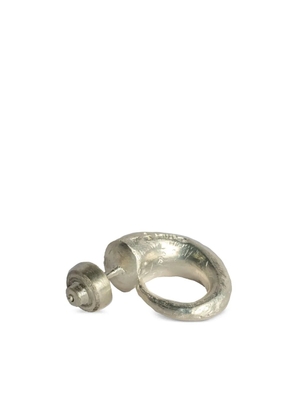 Parts of Four Little Horn sterling-silver earring