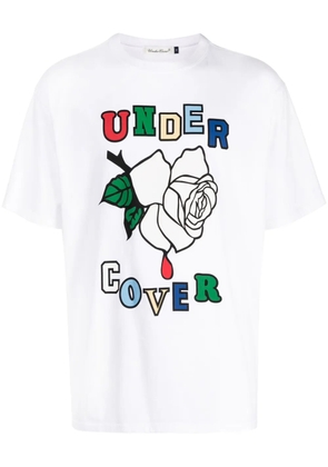 Undercover Rose cotton T-shirt - White