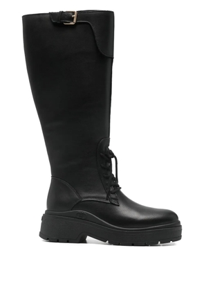 LIU JO Andrea 04 buckle lace-up boots - Black