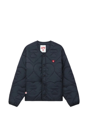 APEE™ by *A BATHING APE® heart quilted jacket - Blue
