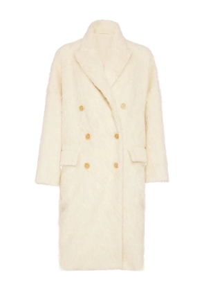 Brunello Cucinelli double-breasted coat - Neutrals