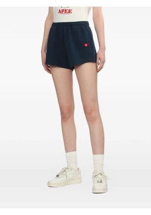 APEE™ by *A BATHING APE® embroidered drawstring shorts - Blue