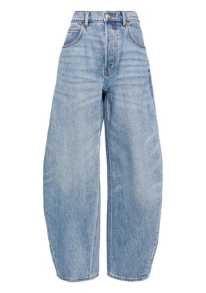 Alexander Wang Rounded wide-leg jeans - Blue