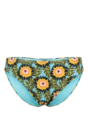 Marlies Dekkers Bellini floral-pattern bikini bottoms - Blue