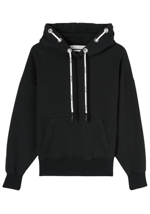 Palm Angels Cord drawstring hoodie - Black