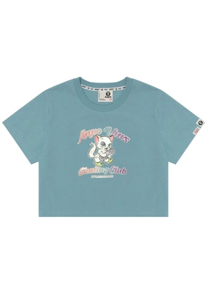 AAPE BY *A BATHING APE® graphic-print cotton T-shirt - Blue