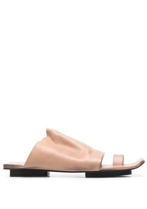 Uma Wang open-toe leather sandals - Neutrals
