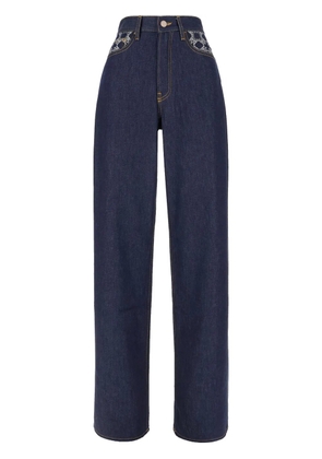 AMIRI monogram straight jeans - Blue