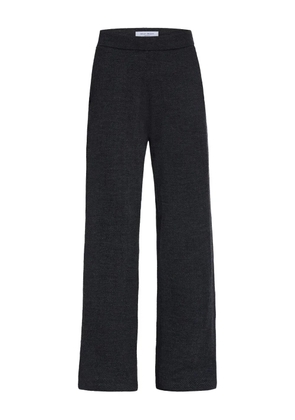 NELLS NELSON Danette herringbone-pattern trousers - Grey