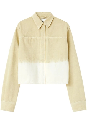 Jil Sander gradient-effect denim shirt - Neutrals