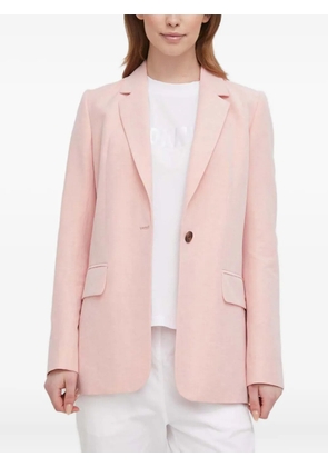 Barbour single-button blazer - Pink