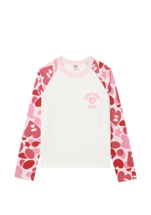APEE™ by *A BATHING APE® long-sleeve camo T-shirt - White